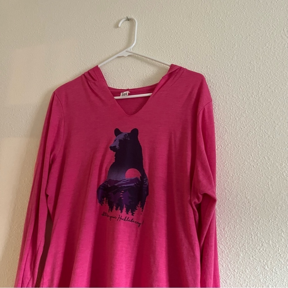 District Long Sleeve Lightweight Sweatshirt "I'll Be Your Huckleberry"